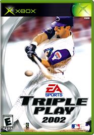Box cover for Triple Play 2002 on the Microsoft Xbox.