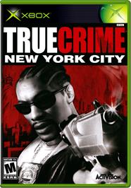 Box cover for True Crime: New York City on the Microsoft Xbox.