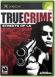 Box cover for True Crime: Streets of LA on the Microsoft Xbox.