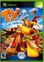 Box cover for Ty the Tasmanian Tiger 2: Bush Rescue on the Microsoft Xbox.
