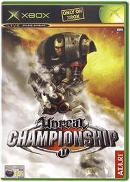 Box cover for Unreal Championship on the Microsoft Xbox.