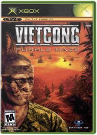 Box cover for Vietcong: Purple Haze on the Microsoft Xbox.