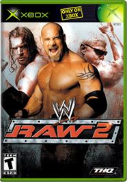 Box cover for WWE Raw 2 on the Microsoft Xbox.
