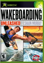 Box cover for Wakeboarding Unleashed featuring Shaun Murray on the Microsoft Xbox.