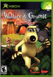 Box cover for Wallace & Gromit in Project Zoo on the Microsoft Xbox.