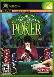 Box cover for World Championship Poker on the Microsoft Xbox.