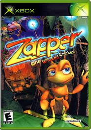 Box cover for Zapper: One Wicked Cricket on the Microsoft Xbox.