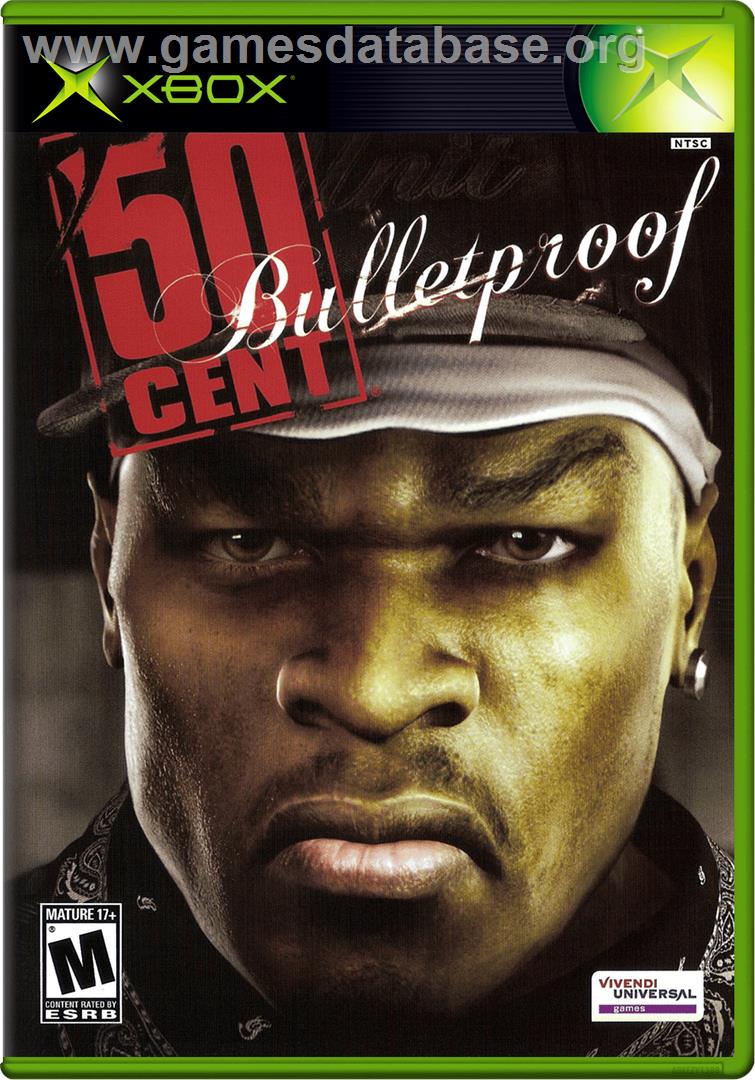 50 Cent: Bulletproof - Microsoft Xbox - Artwork - Box