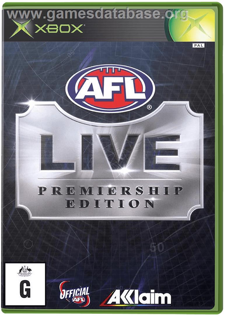 AFL Live Premiership Edition - Microsoft Xbox - Artwork - Box