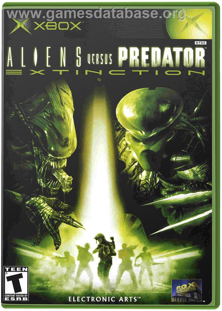 Aliens vs. Predator: Extinction - Microsoft Xbox - Artwork - Box