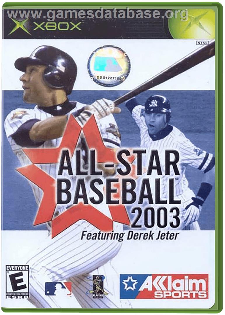 All-Star Baseball 2003 - Microsoft Xbox - Artwork - Box