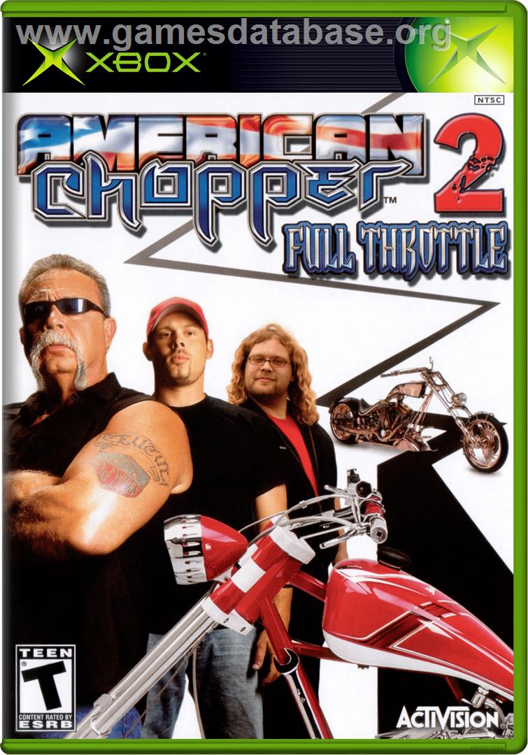 American Chopper 2: Full Throttle - Microsoft Xbox - Artwork - Box