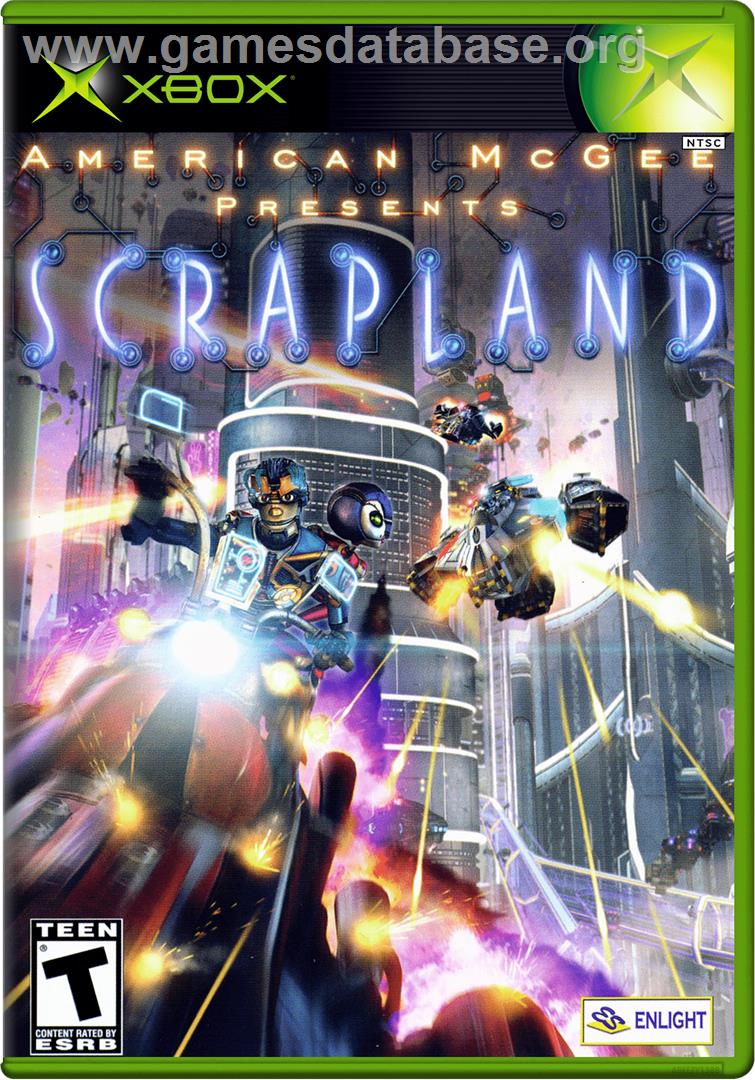American McGee presents SCRAPLAND - Microsoft Xbox - Artwork - Box