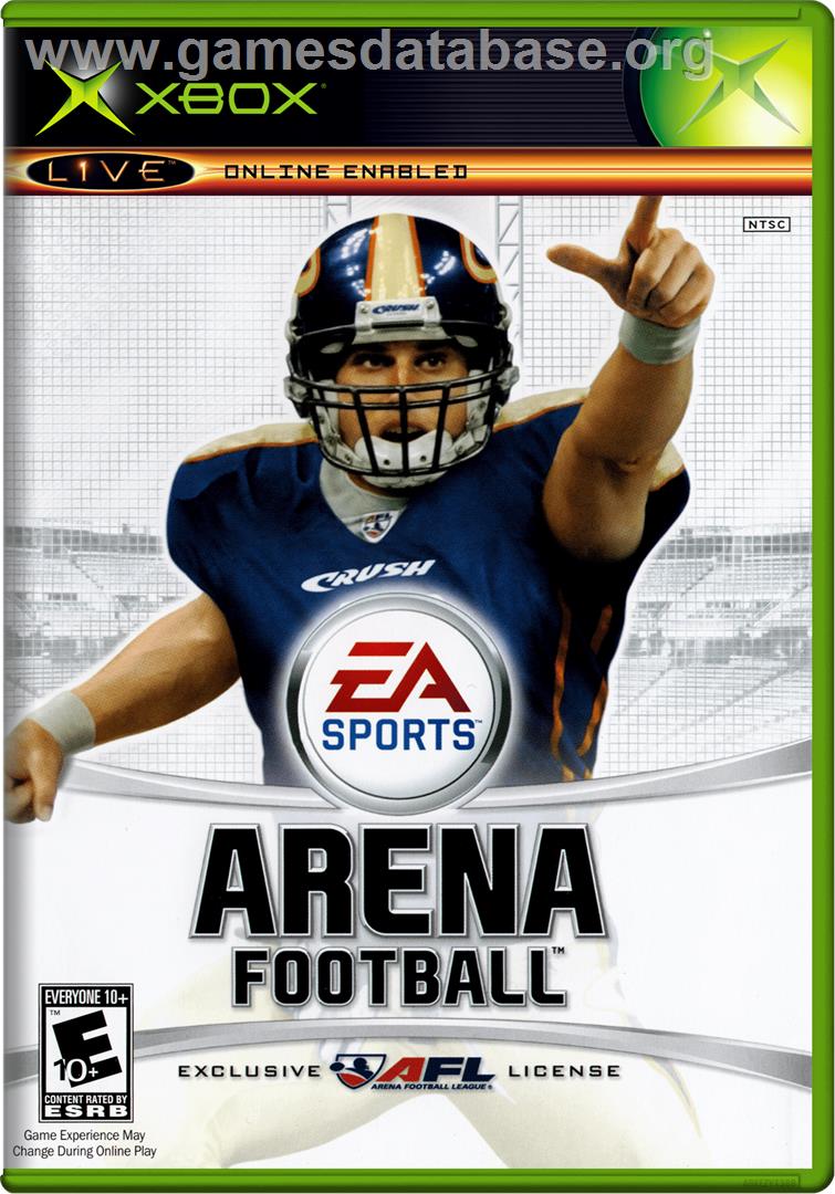 Arena Football - Microsoft Xbox - Artwork - Box