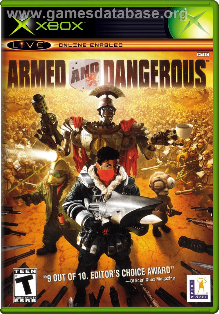 Armed and Dangerous - Microsoft Xbox - Artwork - Box