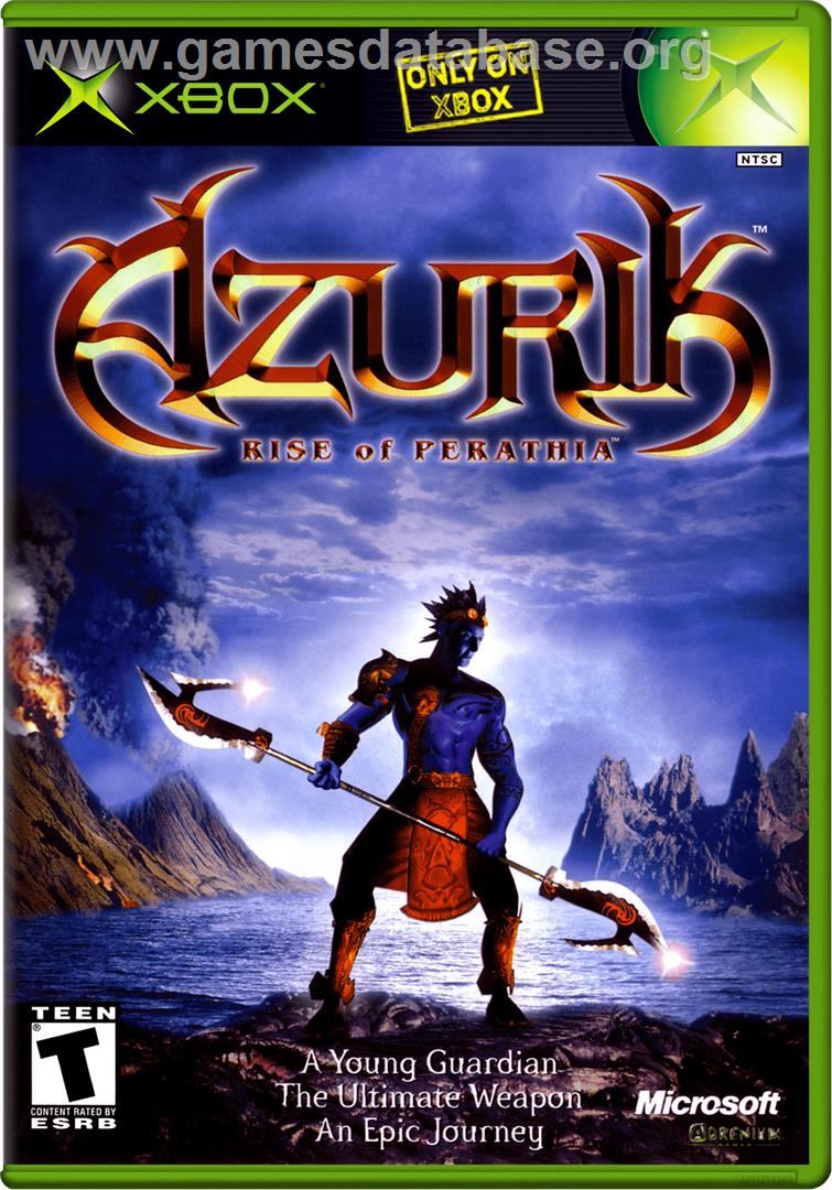 Azurik: Rise of Perathia - Microsoft Xbox - Artwork - Box