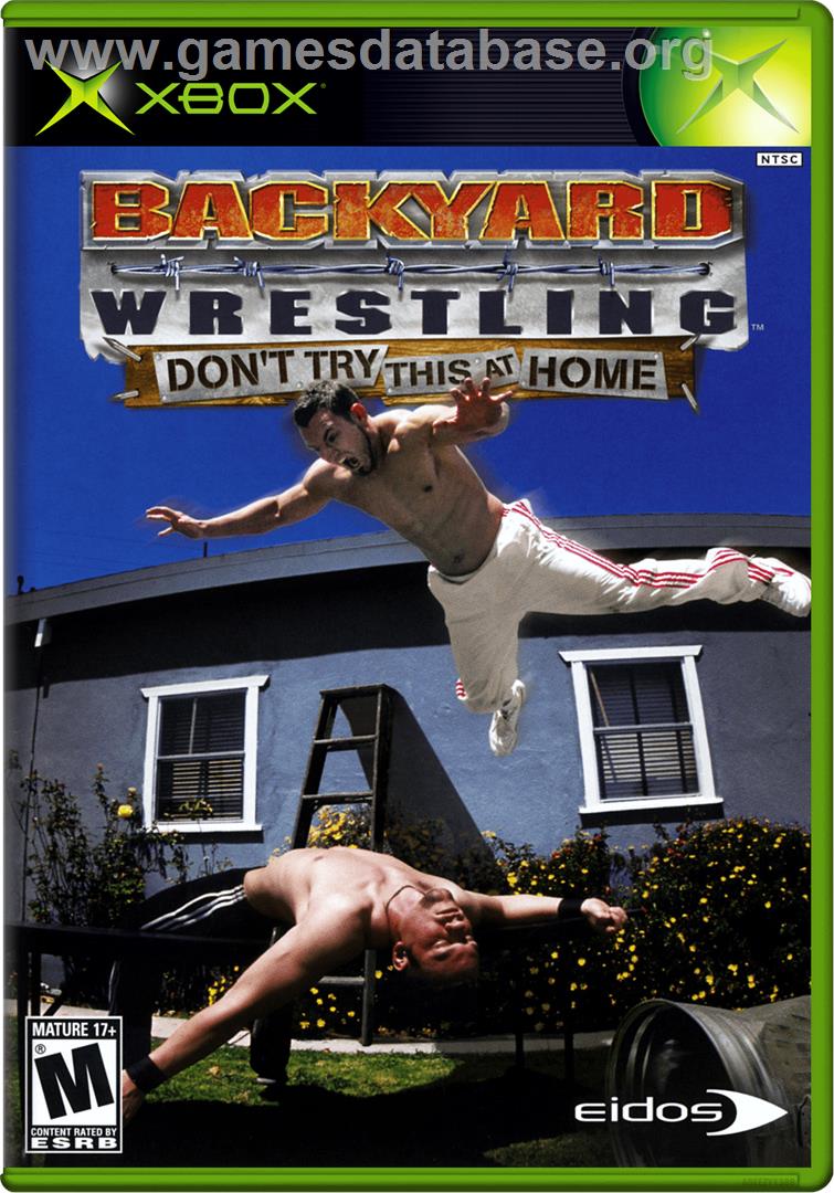 Backyard Wrestling: Don't Try This at Home - Microsoft Xbox - Artwork - Box