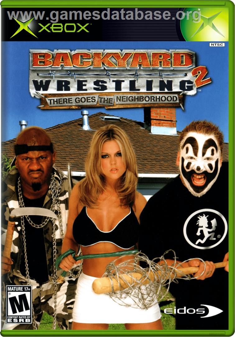 Backyard Wrestling 2: There Goes the Neighborhood - Microsoft Xbox - Artwork - Box