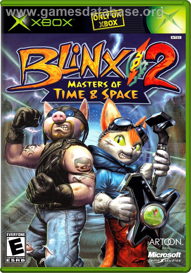 Blinx 2: Masters of Time and Space - Microsoft Xbox - Artwork - Box