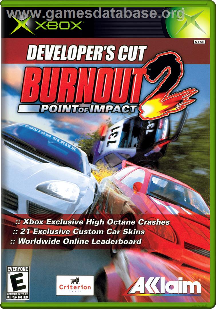 Burnout 2: Point of Impact - Microsoft Xbox - Artwork - Box