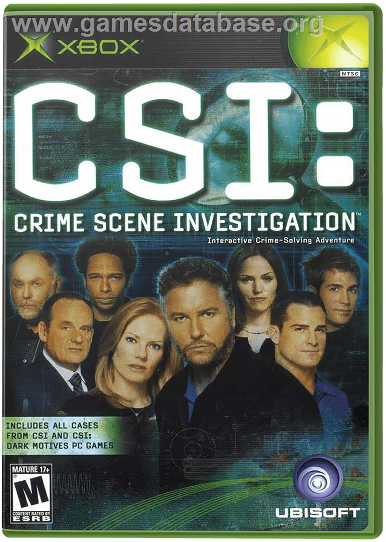 CSI: Crime Scene Investigation - Microsoft Xbox - Artwork - Box