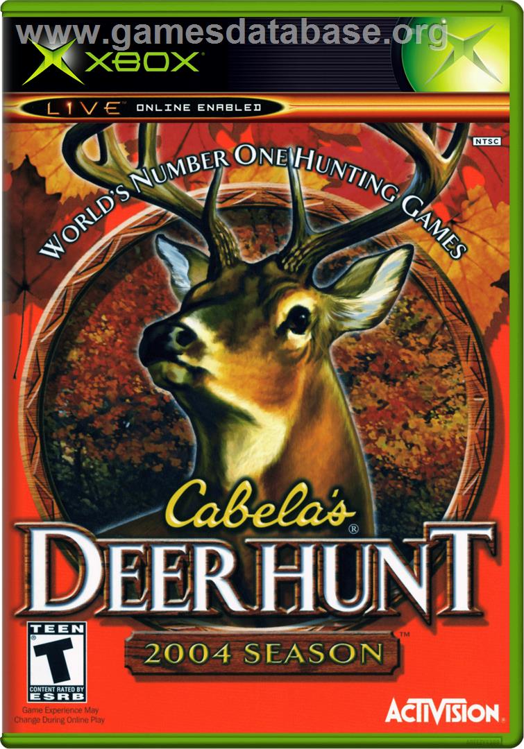 Cabela's Deer Hunt: 2004 Season - Microsoft Xbox - Artwork - Box