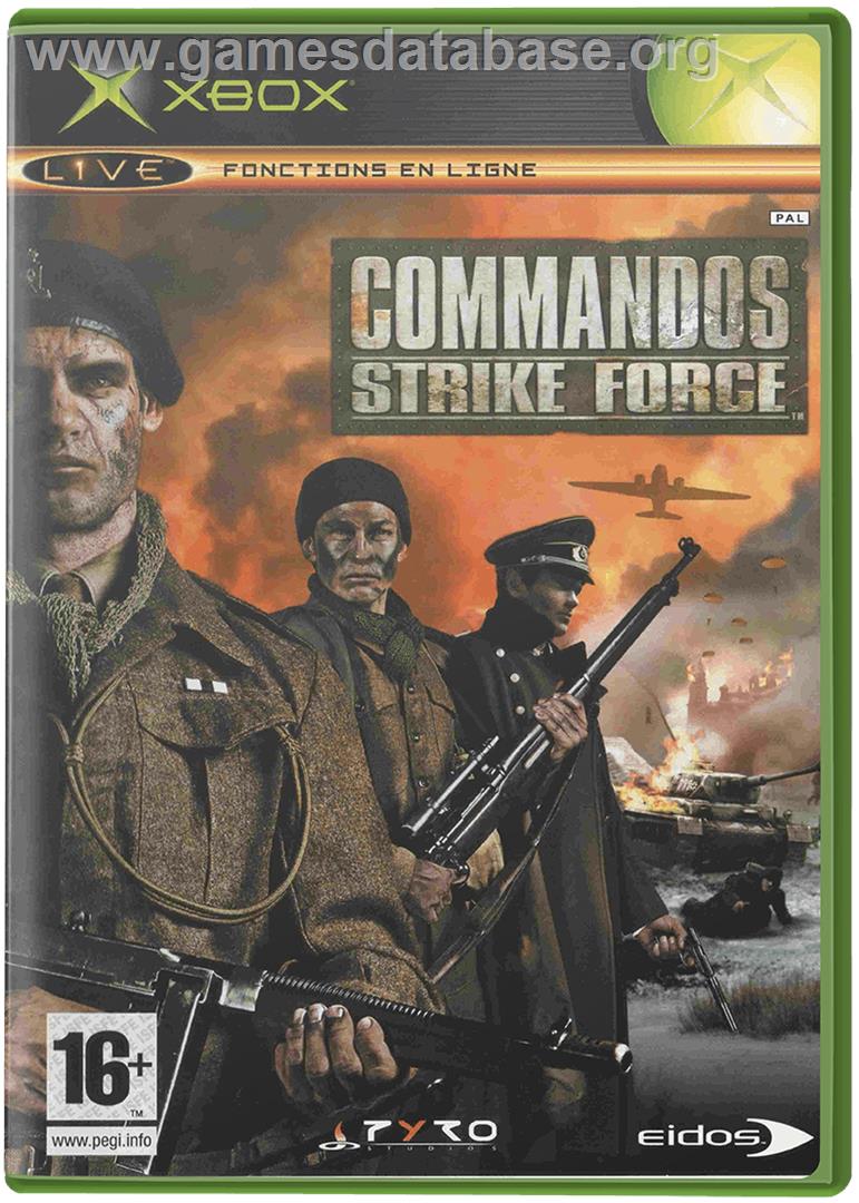 Commandos: Strike Force - Microsoft Xbox - Artwork - Box