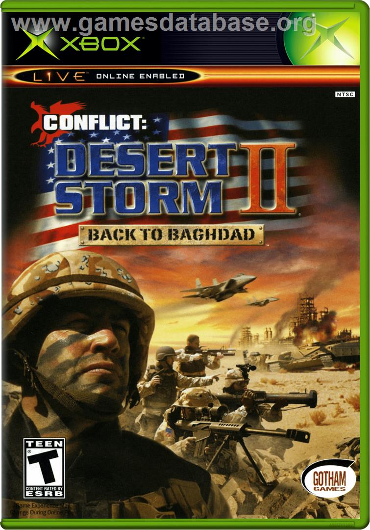 Conflict: Desert Storm II: Back to Baghdad - Microsoft Xbox - Artwork - Box