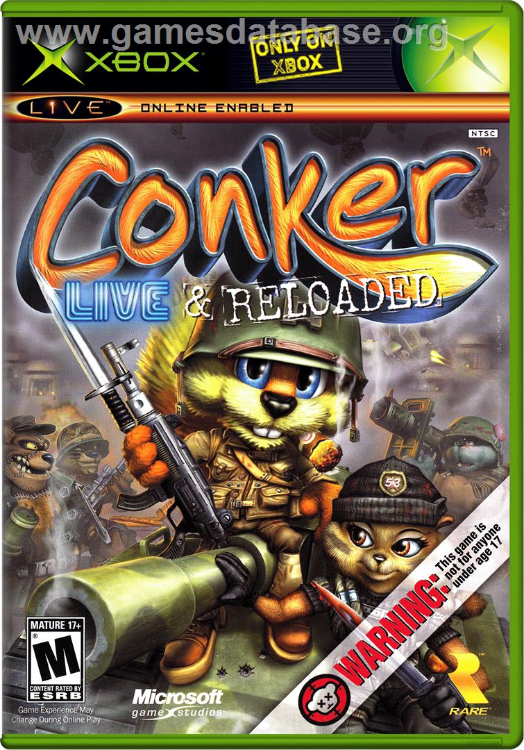 Conker: Live & Reloaded - Microsoft Xbox - Artwork - Box