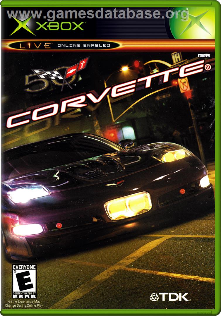 Corvette - Microsoft Xbox - Artwork - Box