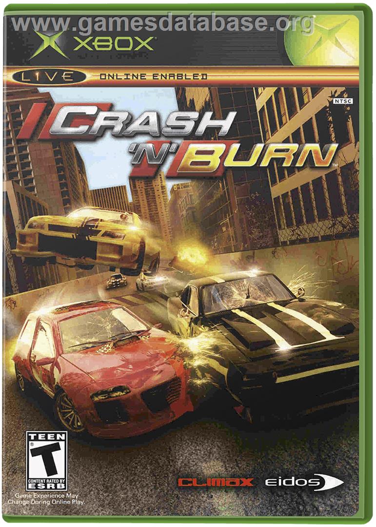 Crash 'n' Burn - Microsoft Xbox - Artwork - Box
