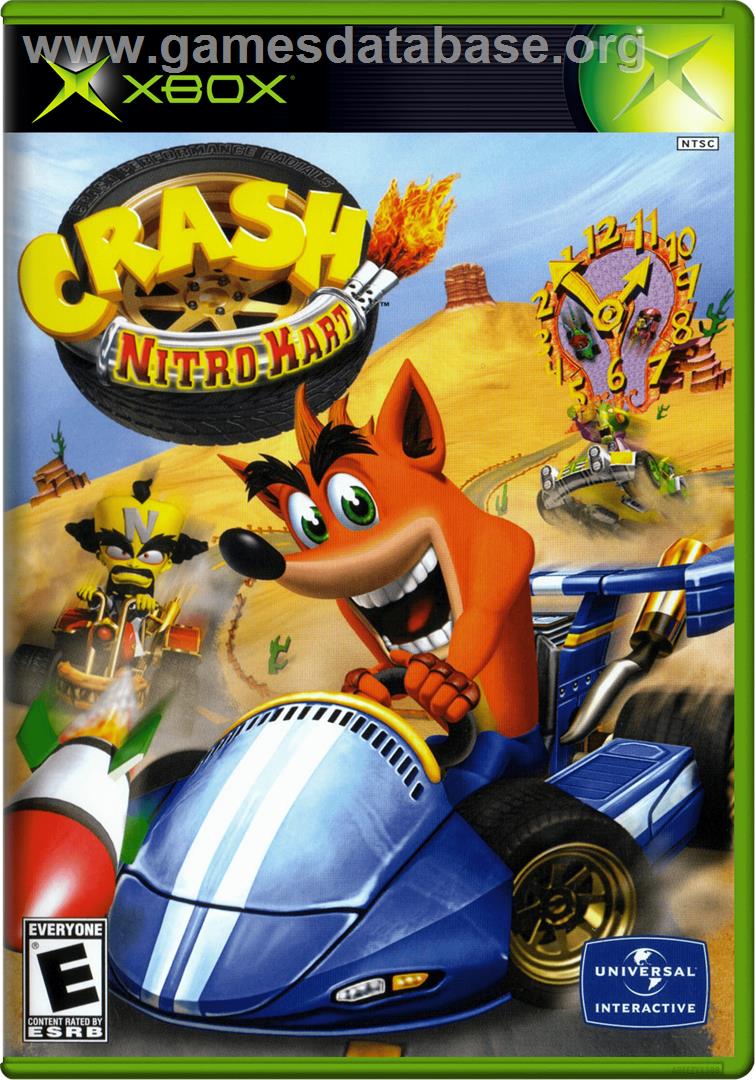 Crash Nitro Kart - Microsoft Xbox - Artwork - Box