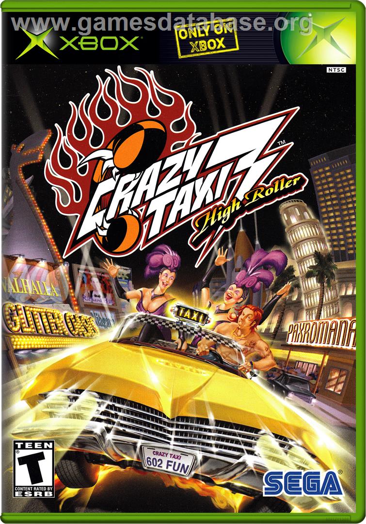 Crazy Taxi 3: High Roller - Microsoft Xbox - Artwork - Box