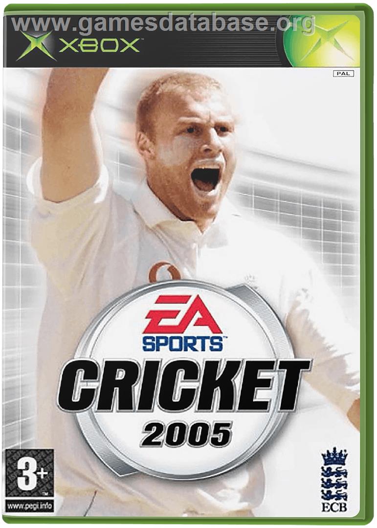 Cricket 2005 - Microsoft Xbox - Artwork - Box