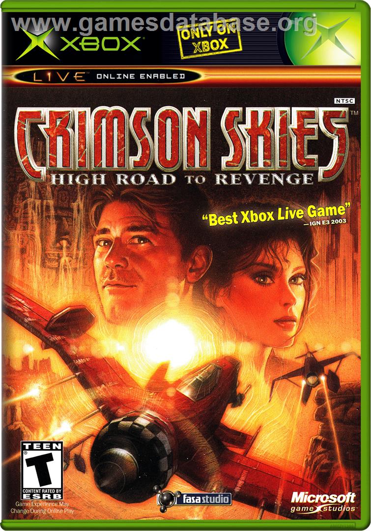 Crimson Skies: High Road to Revenge - Microsoft Xbox - Artwork - Box