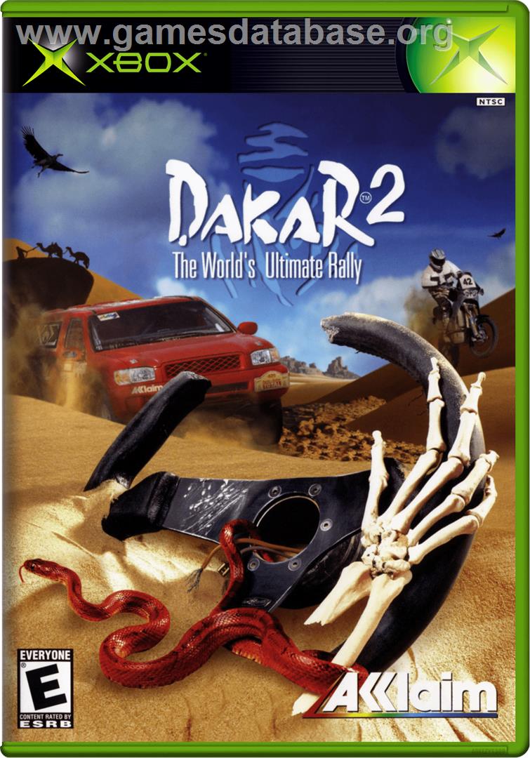 Dakar 2: The World's Ultimate Rally - Microsoft Xbox - Artwork - Box