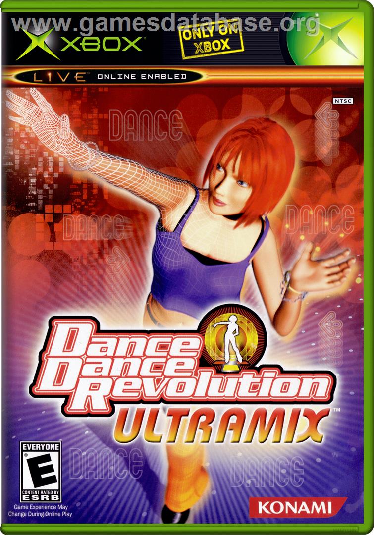 Dance Dance Revolution Ultramix - Microsoft Xbox - Artwork - Box