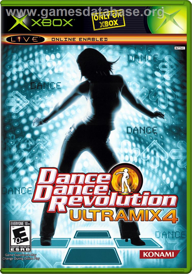 Dance Dance Revolution Ultramix 4 - Microsoft Xbox - Artwork - Box