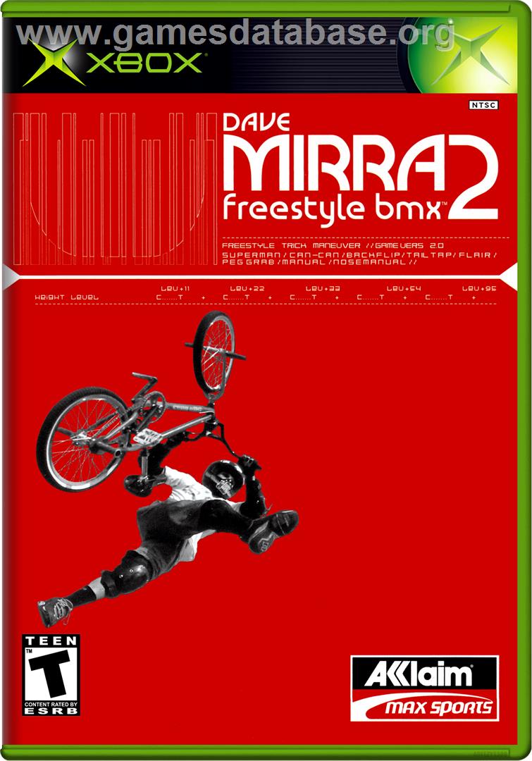 Dave Mirra Freestyle BMX 2 - Microsoft Xbox - Artwork - Box