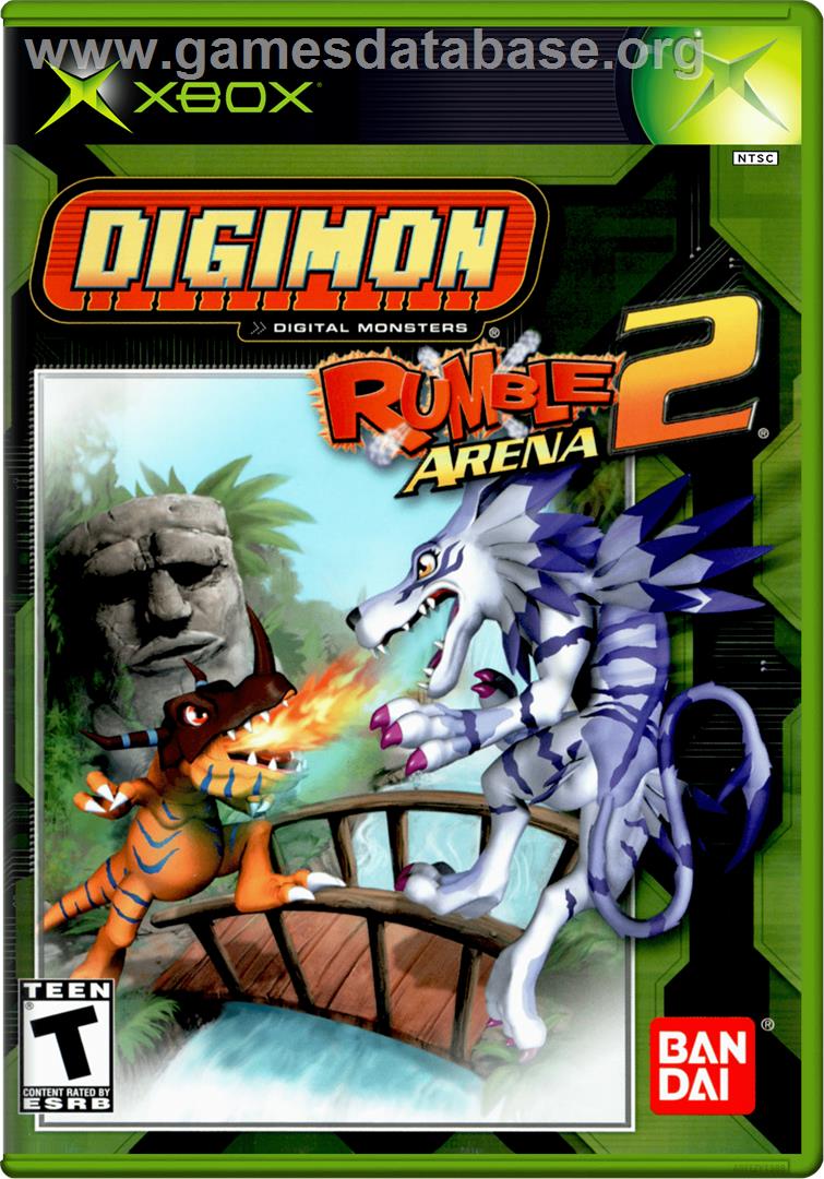 Digimon Rumble Arena 2 - Microsoft Xbox - Artwork - Box