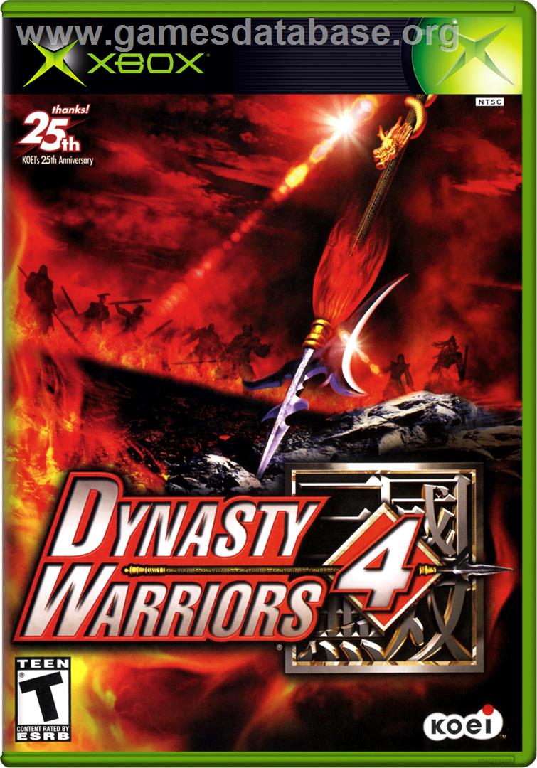 Dynasty Warriors 4 - Microsoft Xbox - Artwork - Box