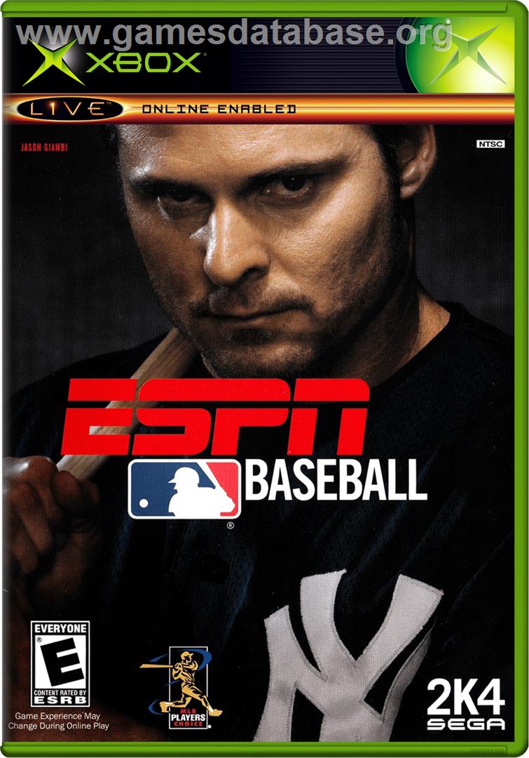 ESPN Major League Baseball - Microsoft Xbox - Artwork - Box