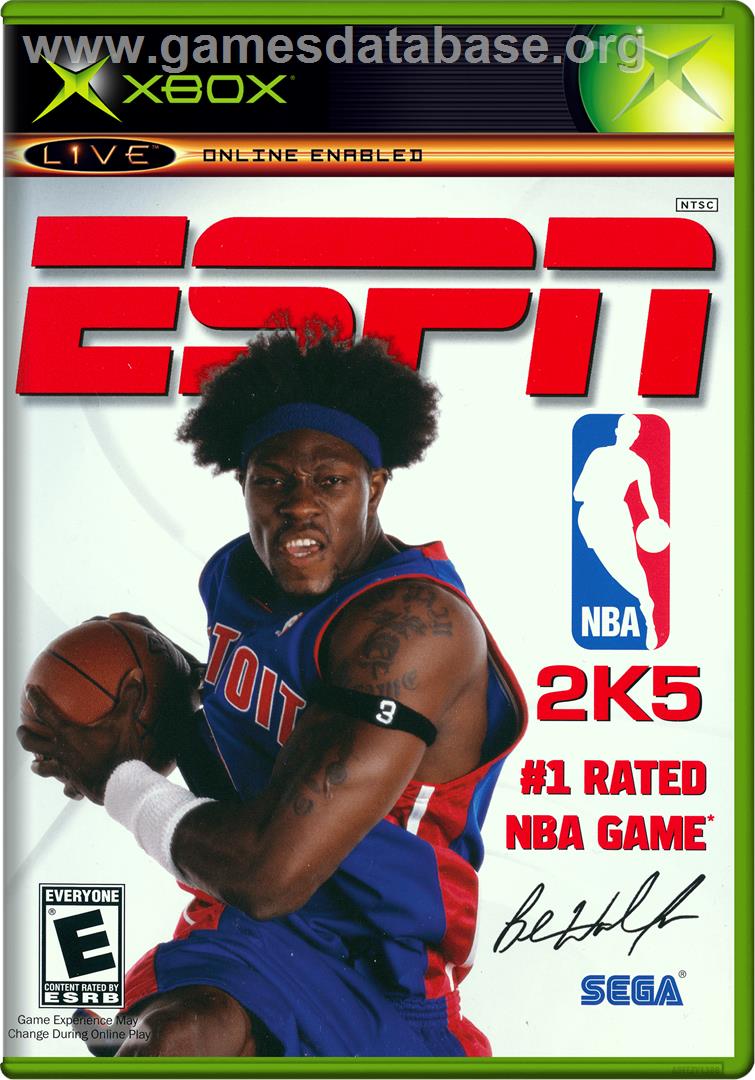 ESPN NBA 2K5 - Microsoft Xbox - Artwork - Box
