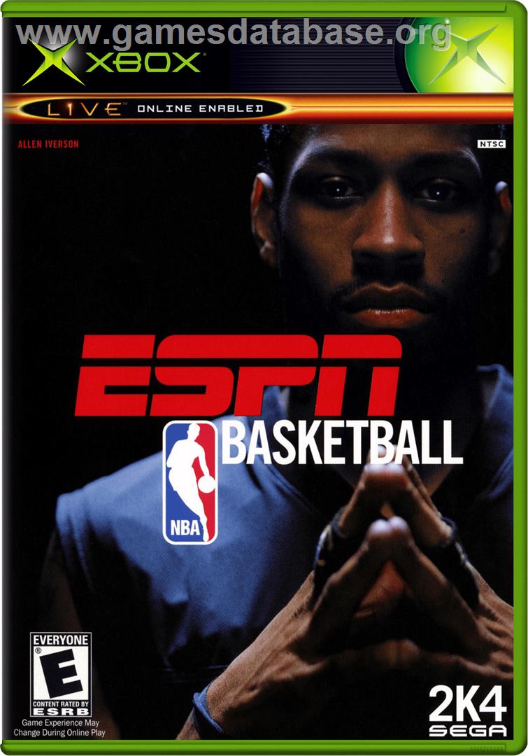 ESPN NBA Basketball - Microsoft Xbox - Artwork - Box