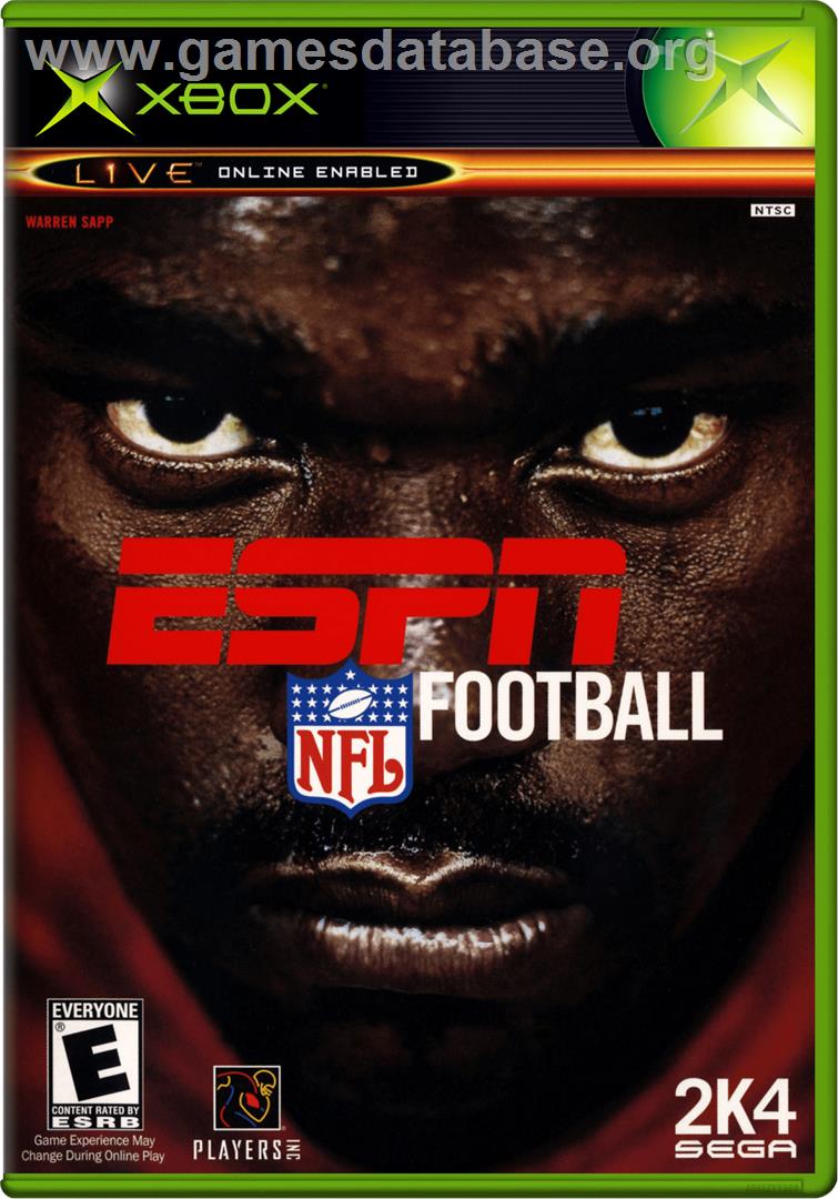 ESPN NFL Football - Microsoft Xbox - Artwork - Box