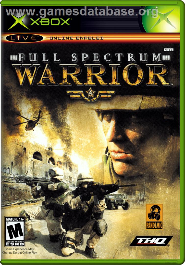 Full Spectrum Warrior - Microsoft Xbox - Artwork - Box
