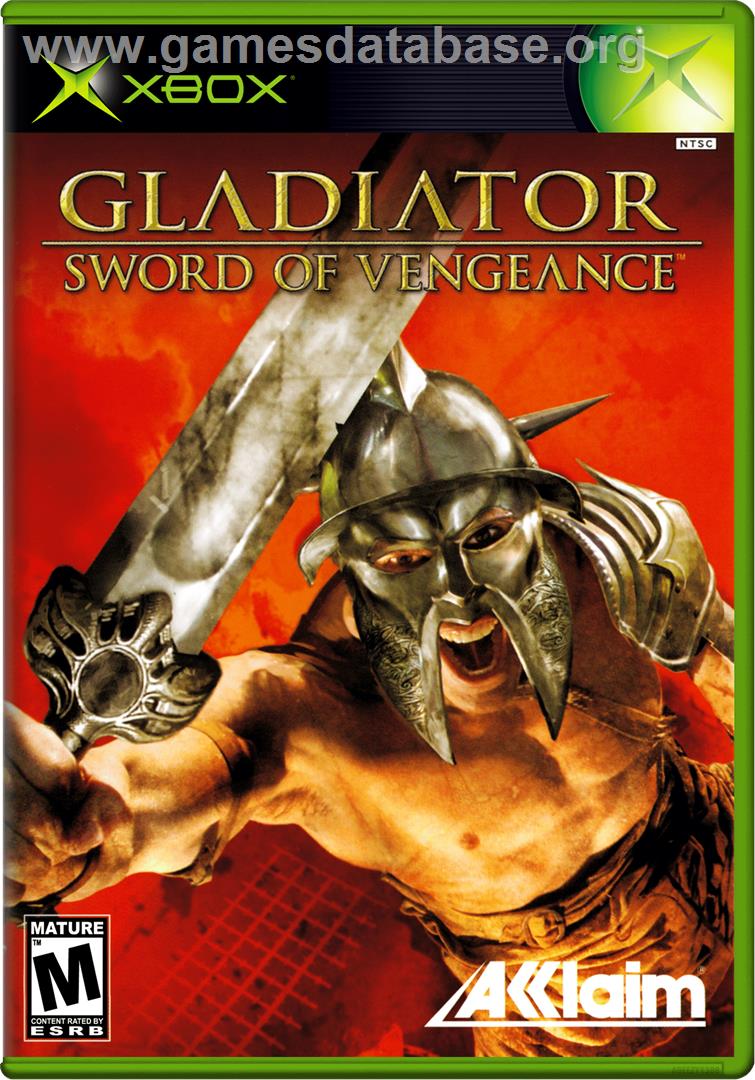 Gladiator: Sword of Vengeance - Microsoft Xbox - Artwork - Box