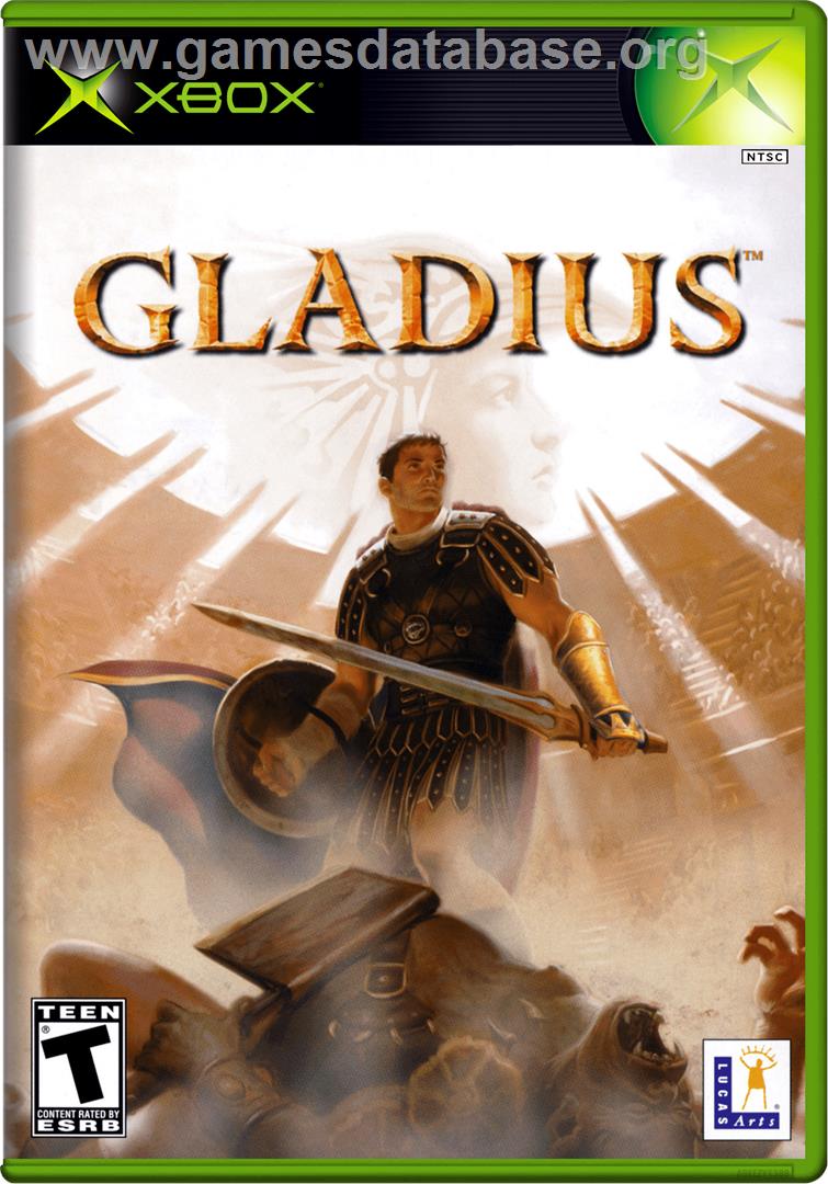 Gladius - Microsoft Xbox - Artwork - Box