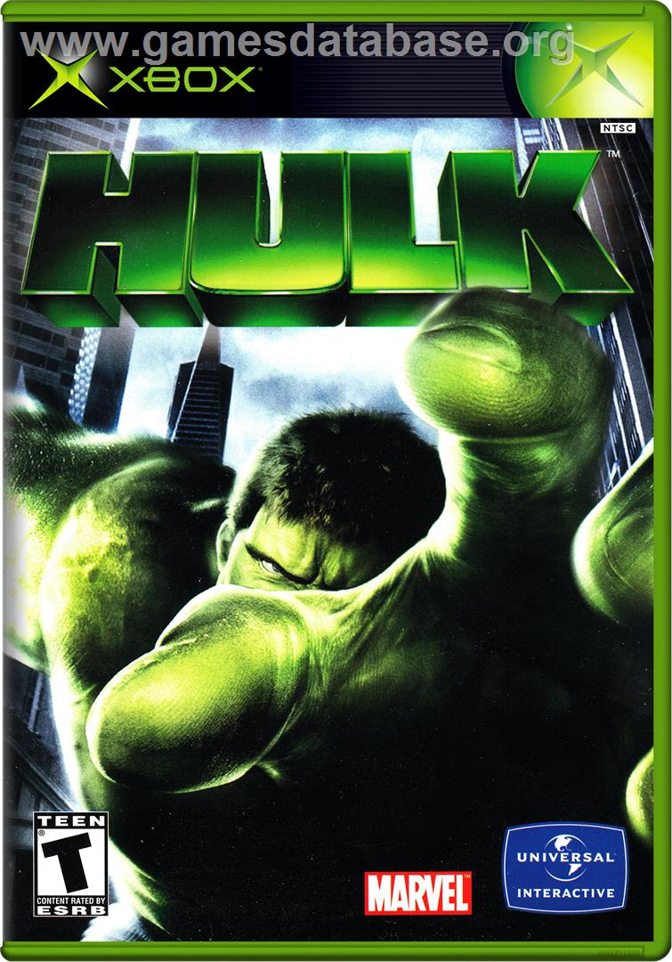 Hulk - Microsoft Xbox - Artwork - Box