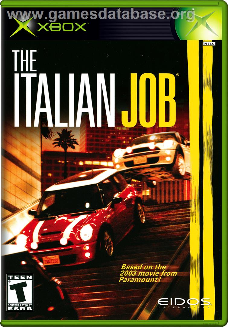 Italian Job - Microsoft Xbox - Artwork - Box